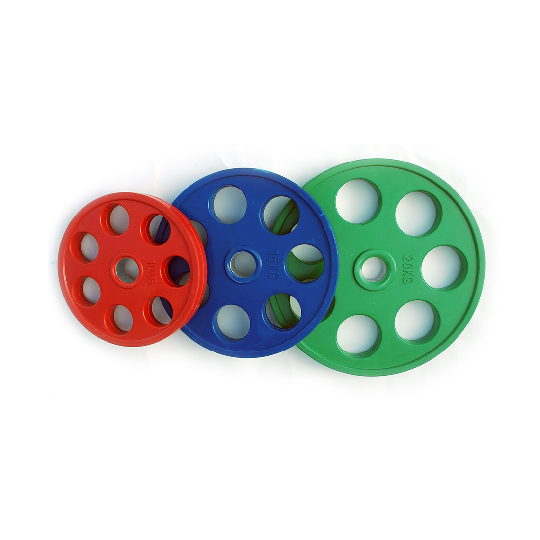 7 Holes Grip Rubber Coated Plates