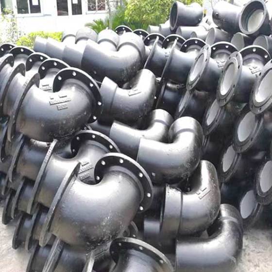 Ductile iron pipe elbow