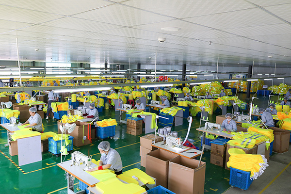 7.Reflective vest production line