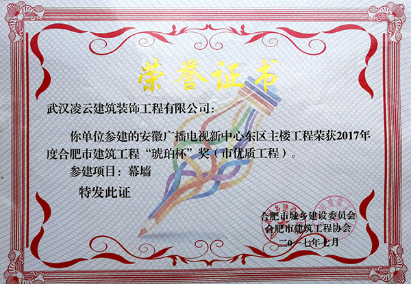 安徽廣播電視新中心東區(qū)主樓