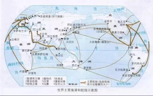 外贸人必收藏：全球主要基本港有哪些
