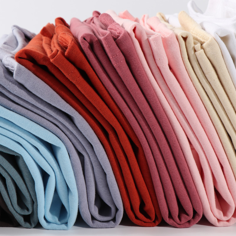 Customized solid color T-shirt