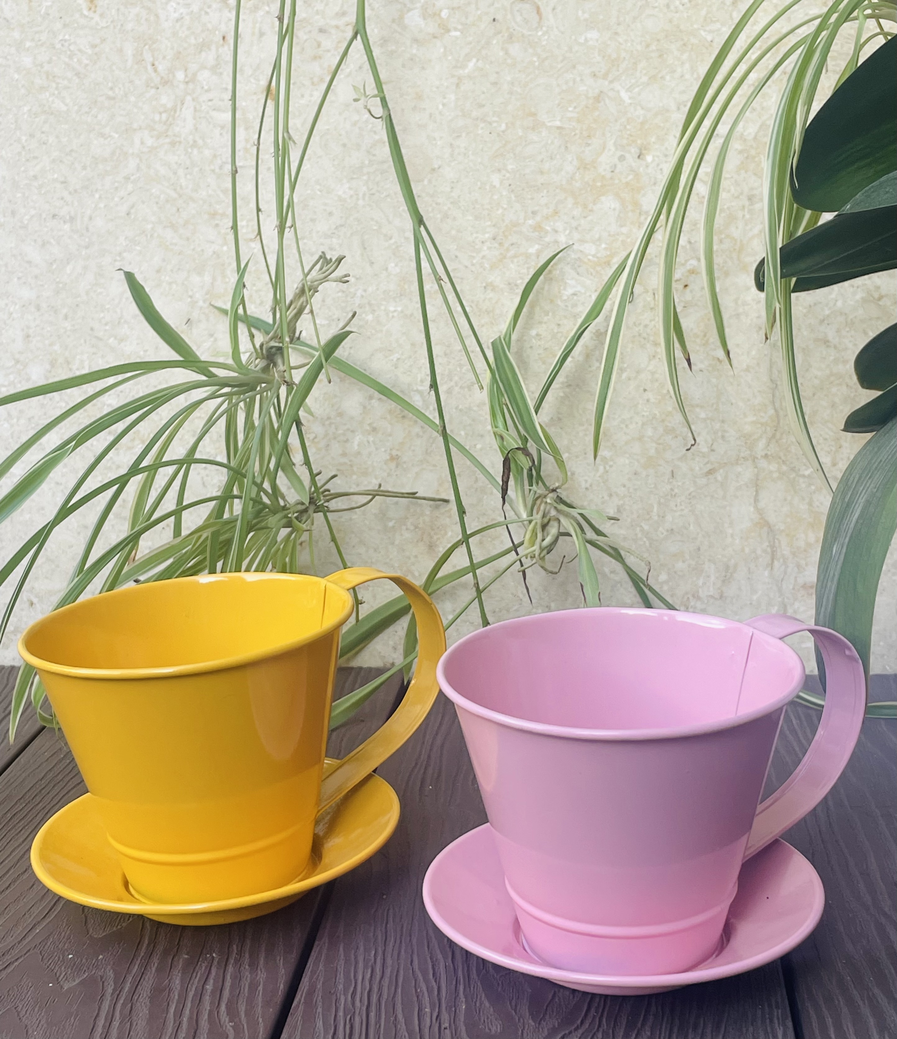 Set of Flower Pot Planters Outdoor
