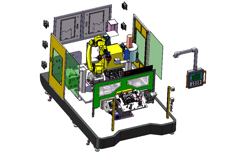 Deburring equipment (robot grinding)