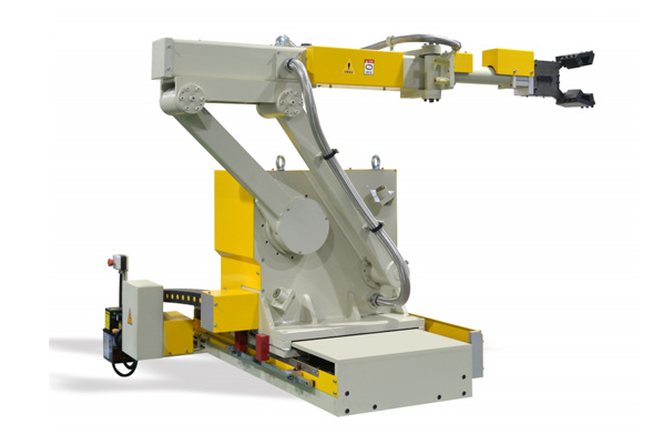 Vertical connecting rod servo pick-up machine