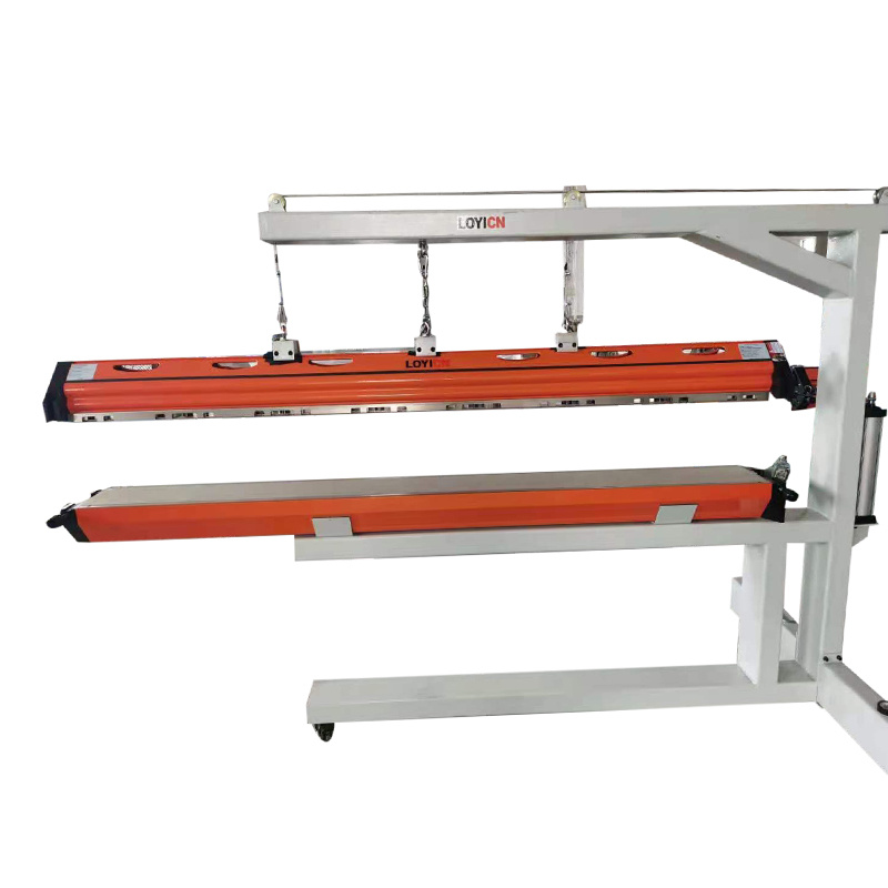 Air cool hot press for 2100mm wide PVC PU belt