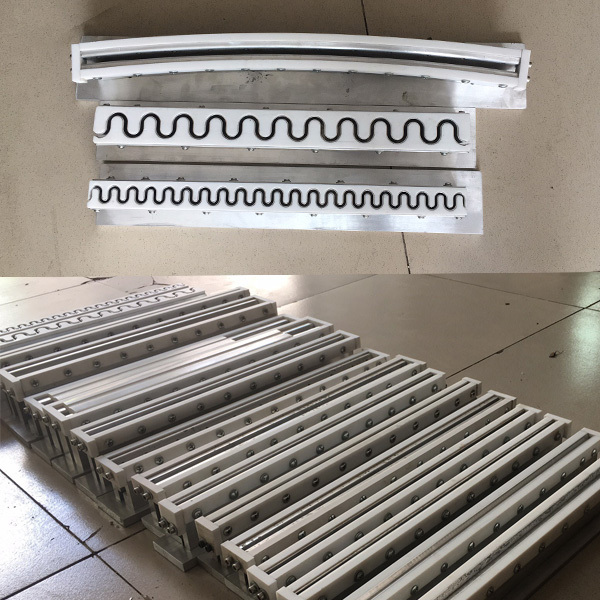 Fixing press machine for PVC PU cleats ， flights，sidewalls, profiles ,guides