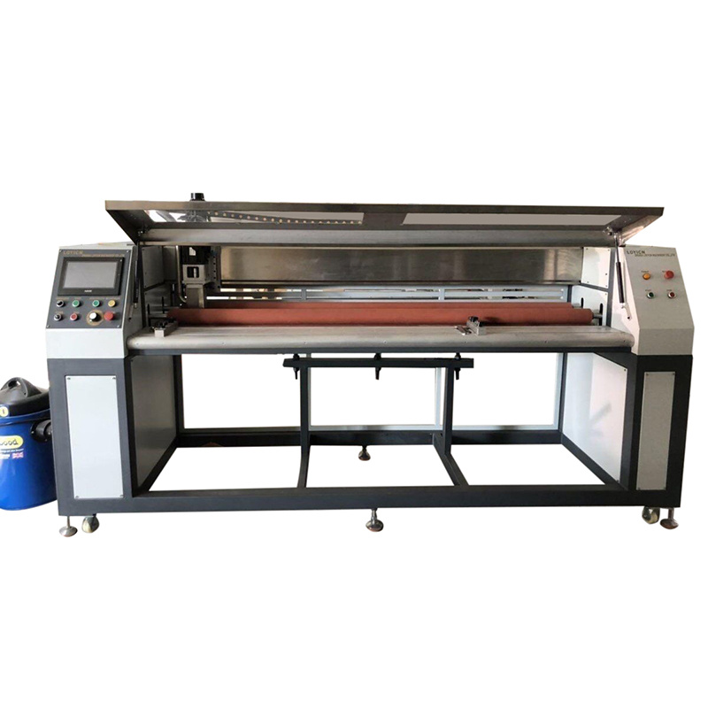 2000 mm wide perforating machine for pvc pu rubber conveyor belt