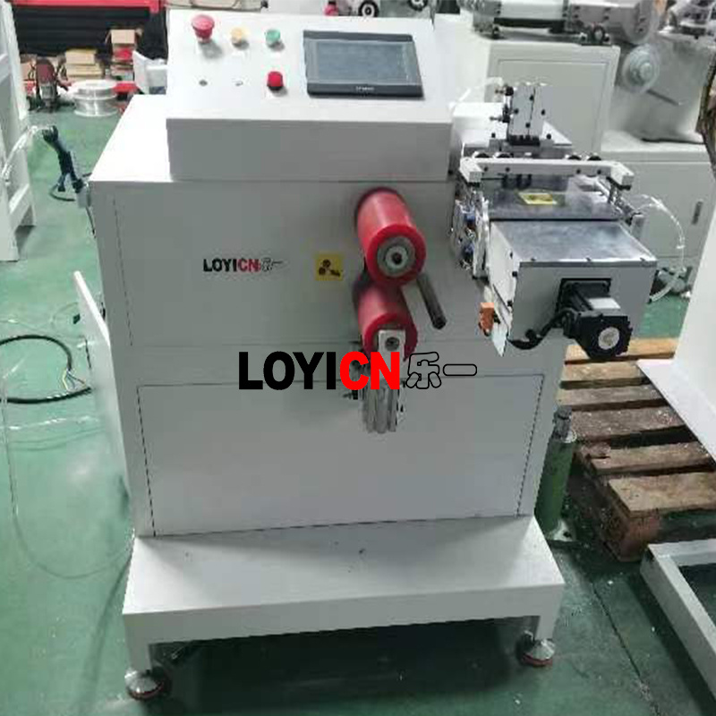 PLC controlled automatic timing belt edge grinding machine.