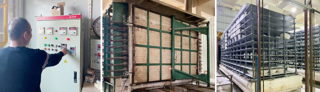 9.Kiln firing 1260 ℃