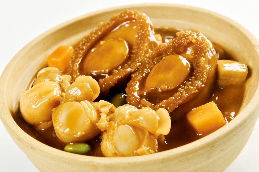 一口鮑魚撈飯