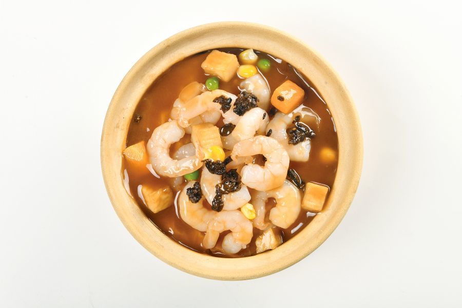黑松露蝦仁撈飯