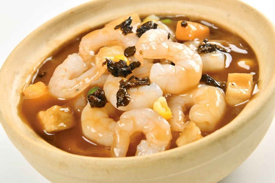黑松露蝦仁撈飯
