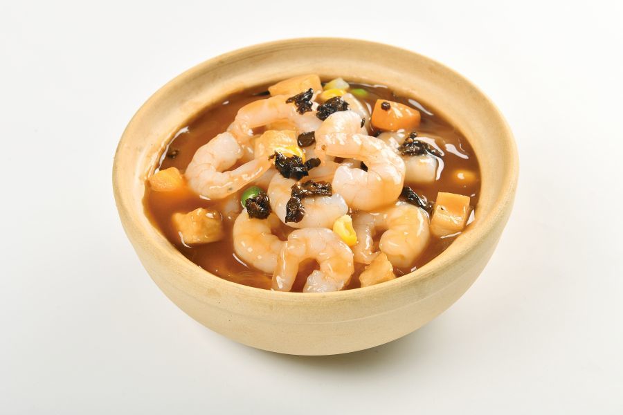 黑松露蝦仁撈飯
