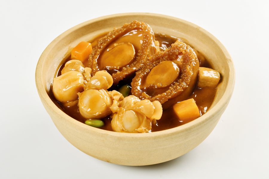 一口鮑魚撈飯