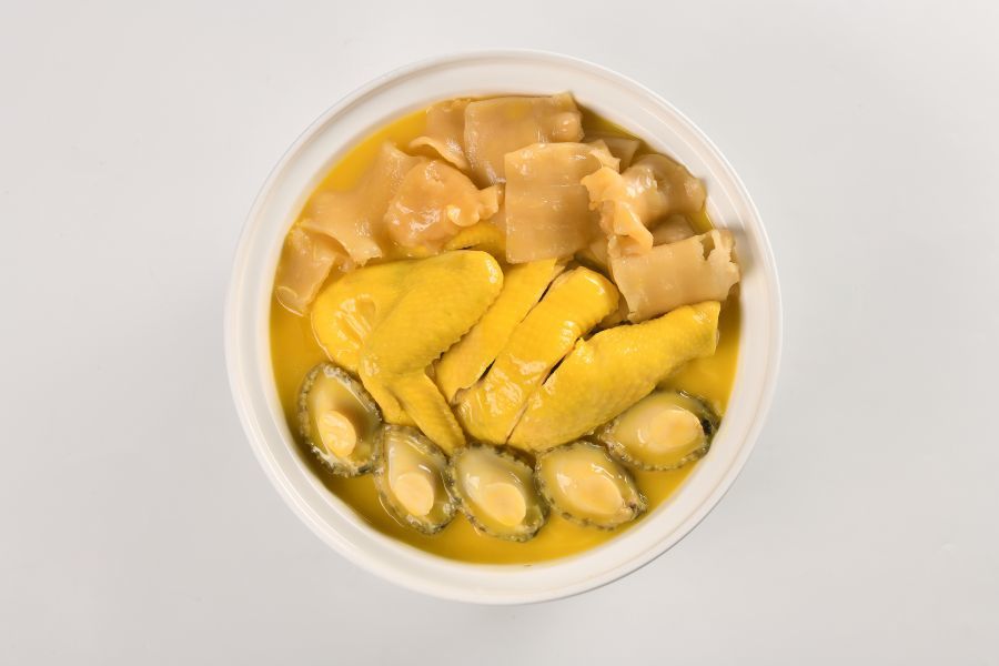 鮑魚花膠雞