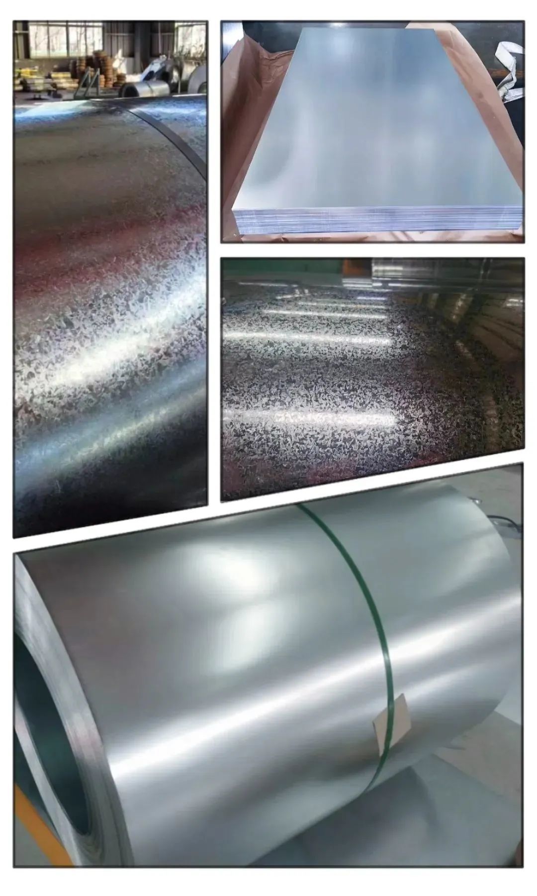 Steel Tips] Do you know the difference between flowered galvanized coil/sheet and non-flowered galvanized coil/sheet?