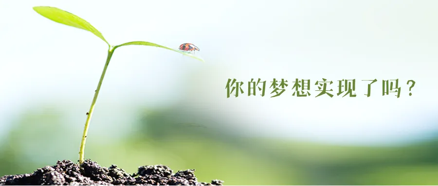 你的梦想实现了吗？