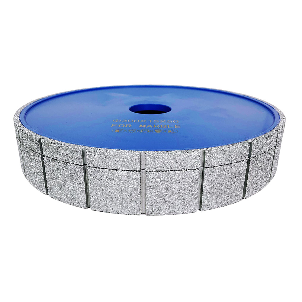 B1-1 Straight Column Vacuum Brazed Marble Granite Quartz Stone Diamond Profile Grinding Wheel