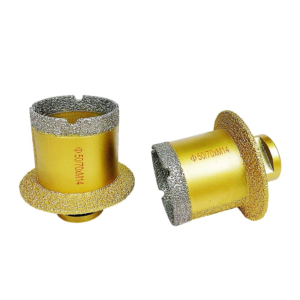 ATL C5-1 Diamond Vacuum Brazed Basin Core Drill For Drilling Ceramic & Porcelain