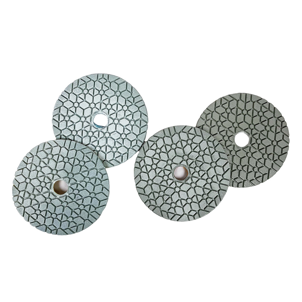 ATL D2-2A 4 Inch 4-Step Diamond Wet Polishing Pads Stone Abrasive For Marble