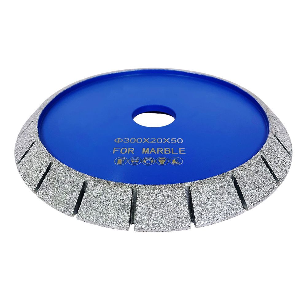 B1-6 45Degree Chamfering Vacuum Brazed Marble Granite Quartz Stone Diamond Profile Grinding Wheel