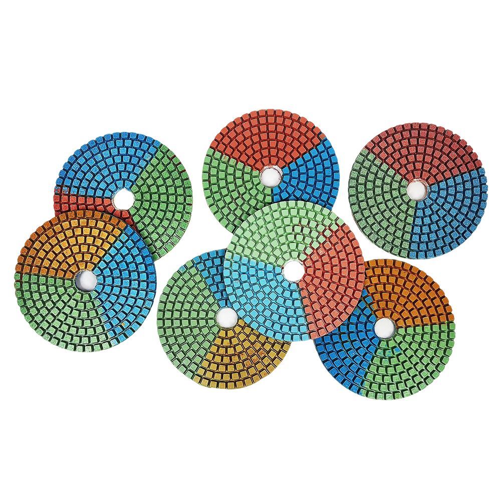ATL D2-4A Three Colors Wet Diamond Polishing Pad For Engineered Stone
