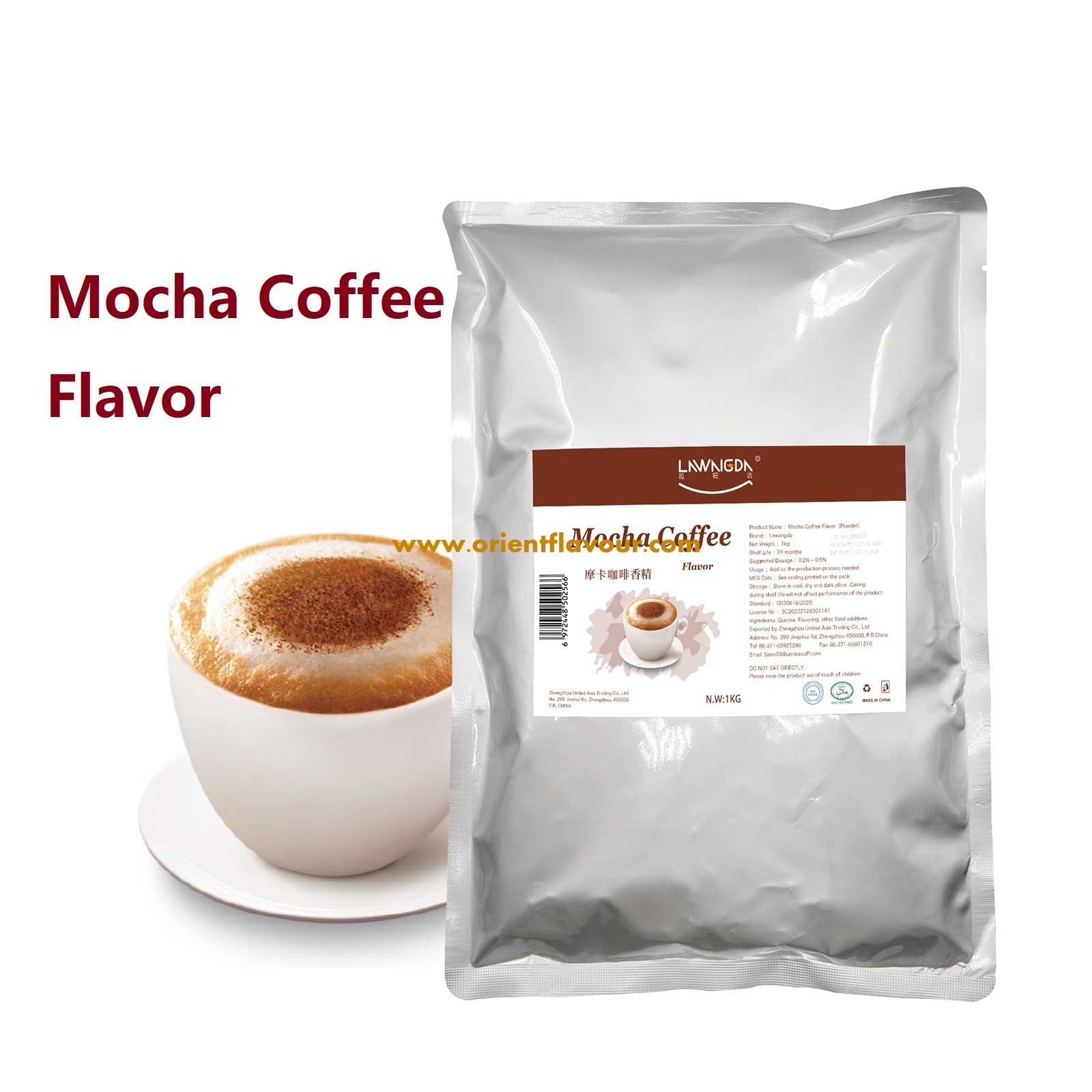 Mocha Coffee Flavor Powder for Baking Pastries Ice Cream Solid Drinks Candy