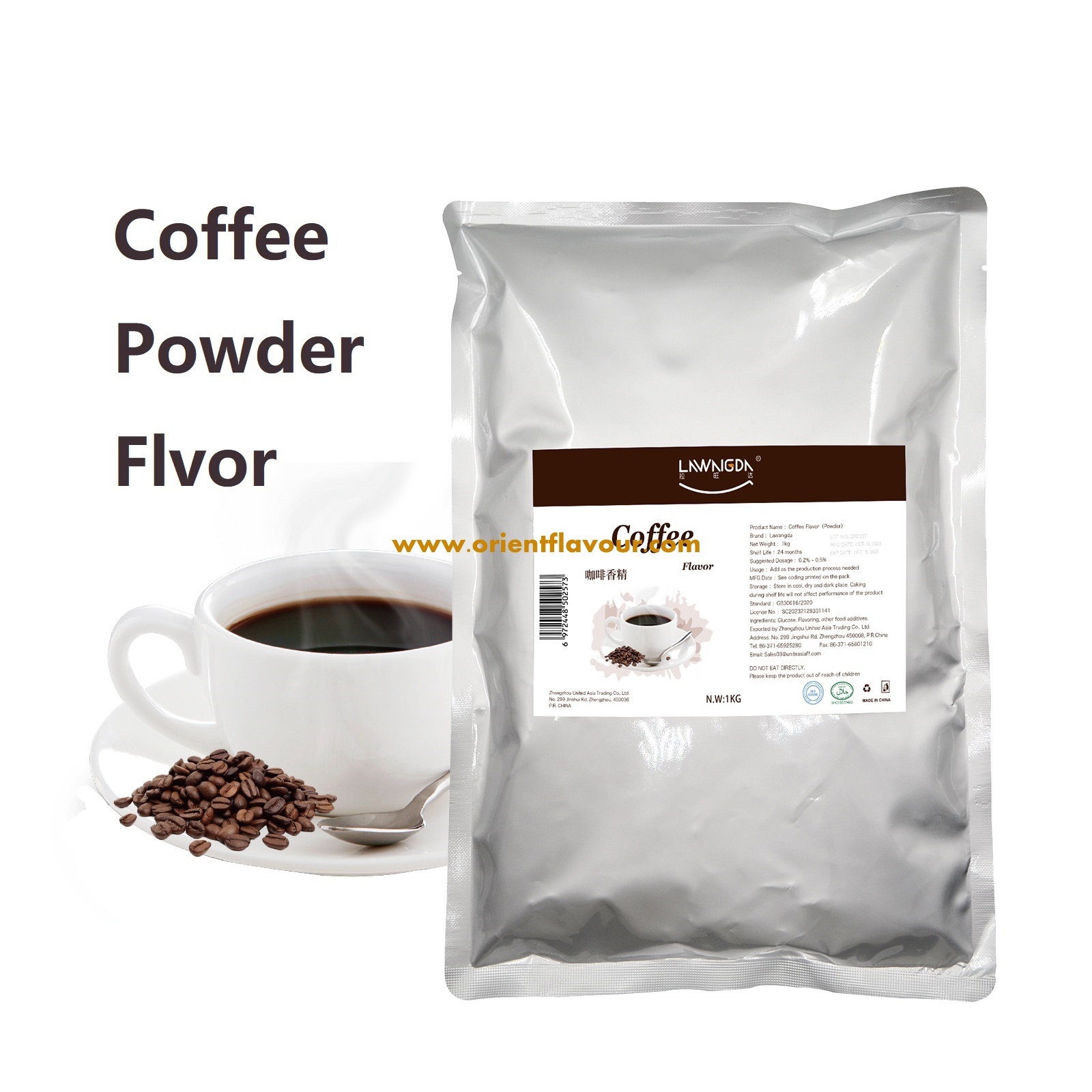Coffee Flavor Powder for Baking Pastries Ice Cream Solid Drinks