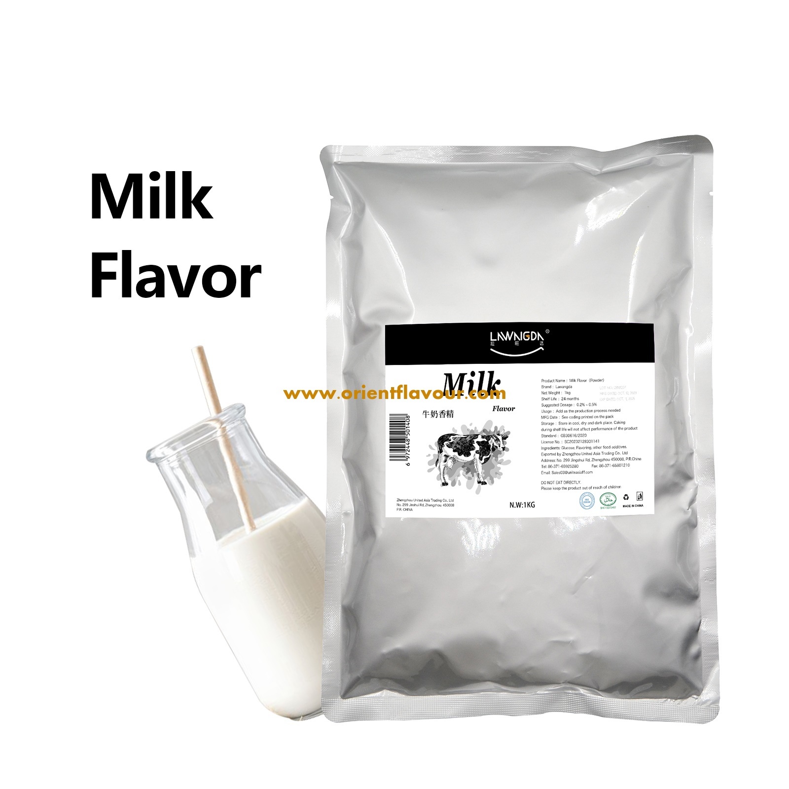Polvo del sabor de la leche