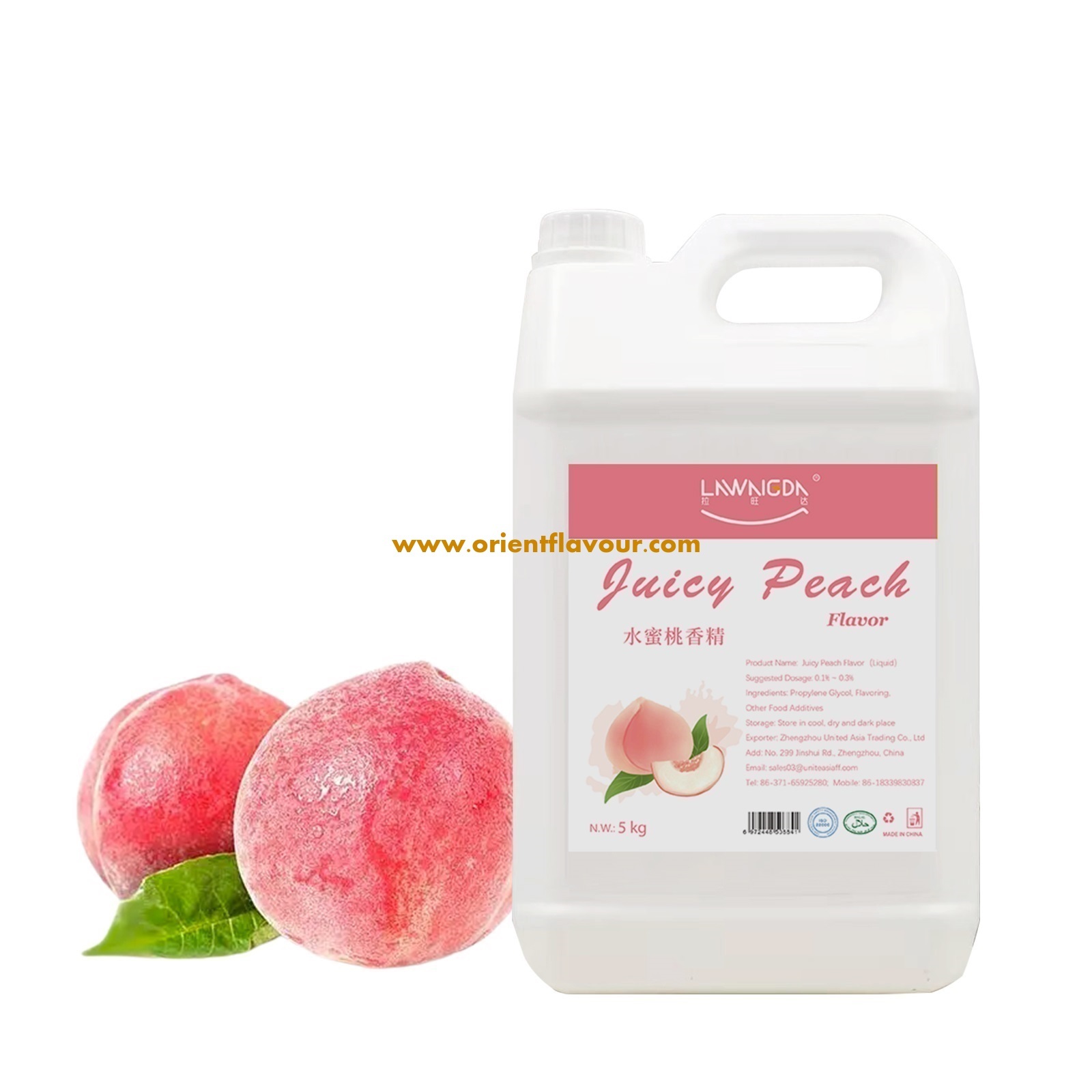 Juicy Peach Flavor Liquid for ice cream candy juice