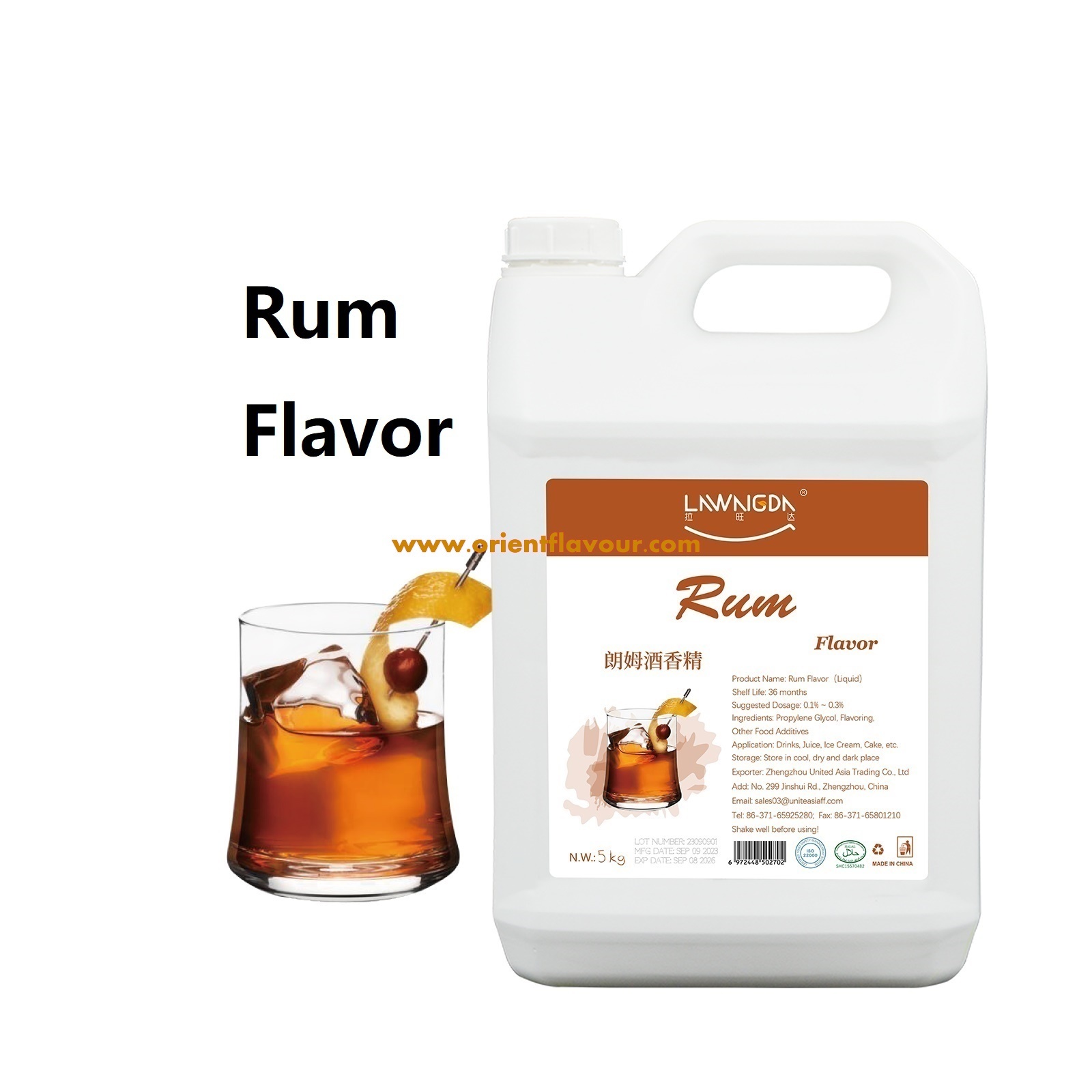Rum Flavor Liquid