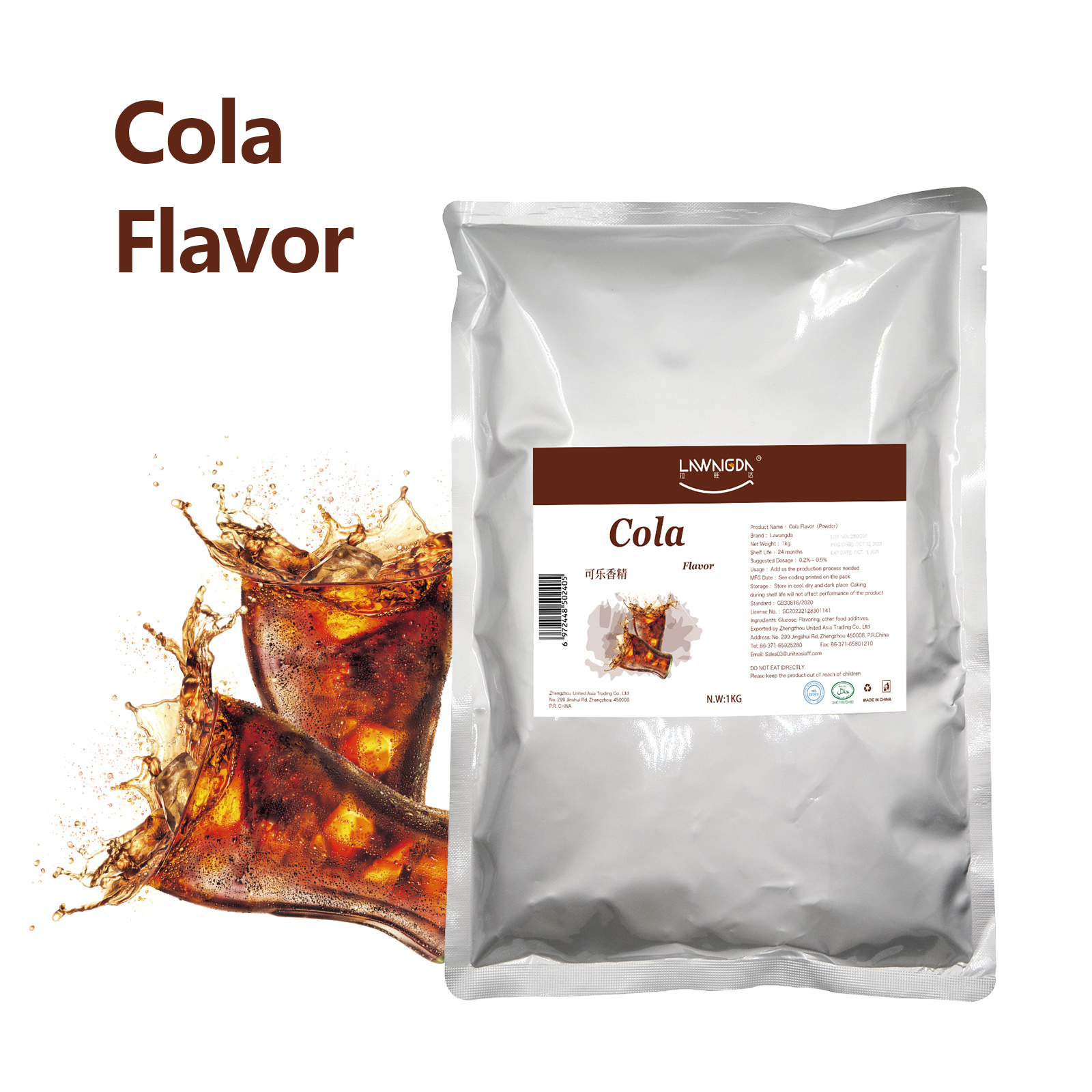Artificial Cola Flavor Powder for Pastries Ice Cream Solid Drinks