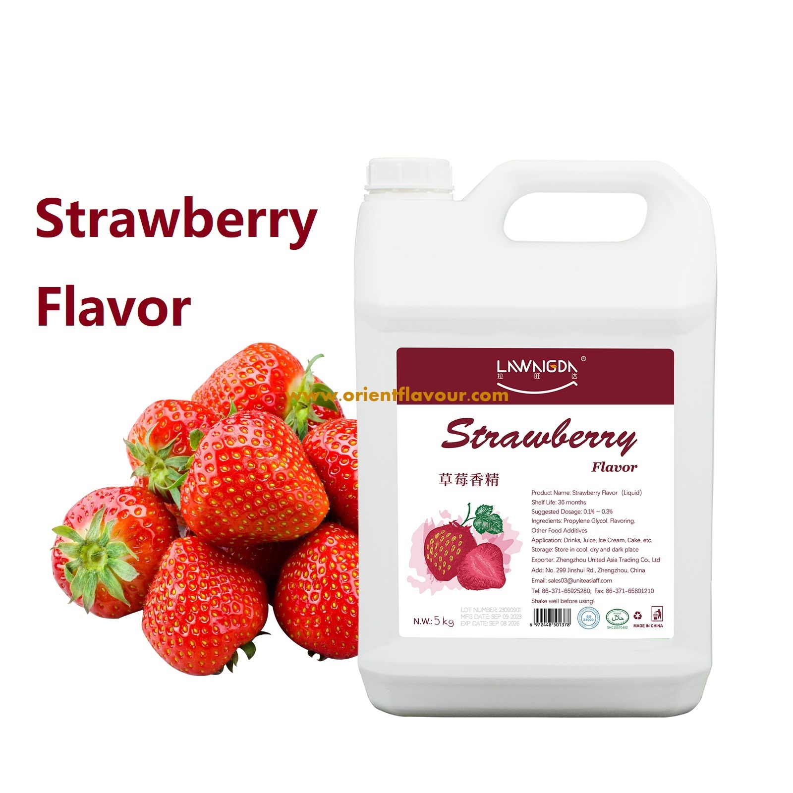 Strawberry Flavor Liquid for ice cream yogurt