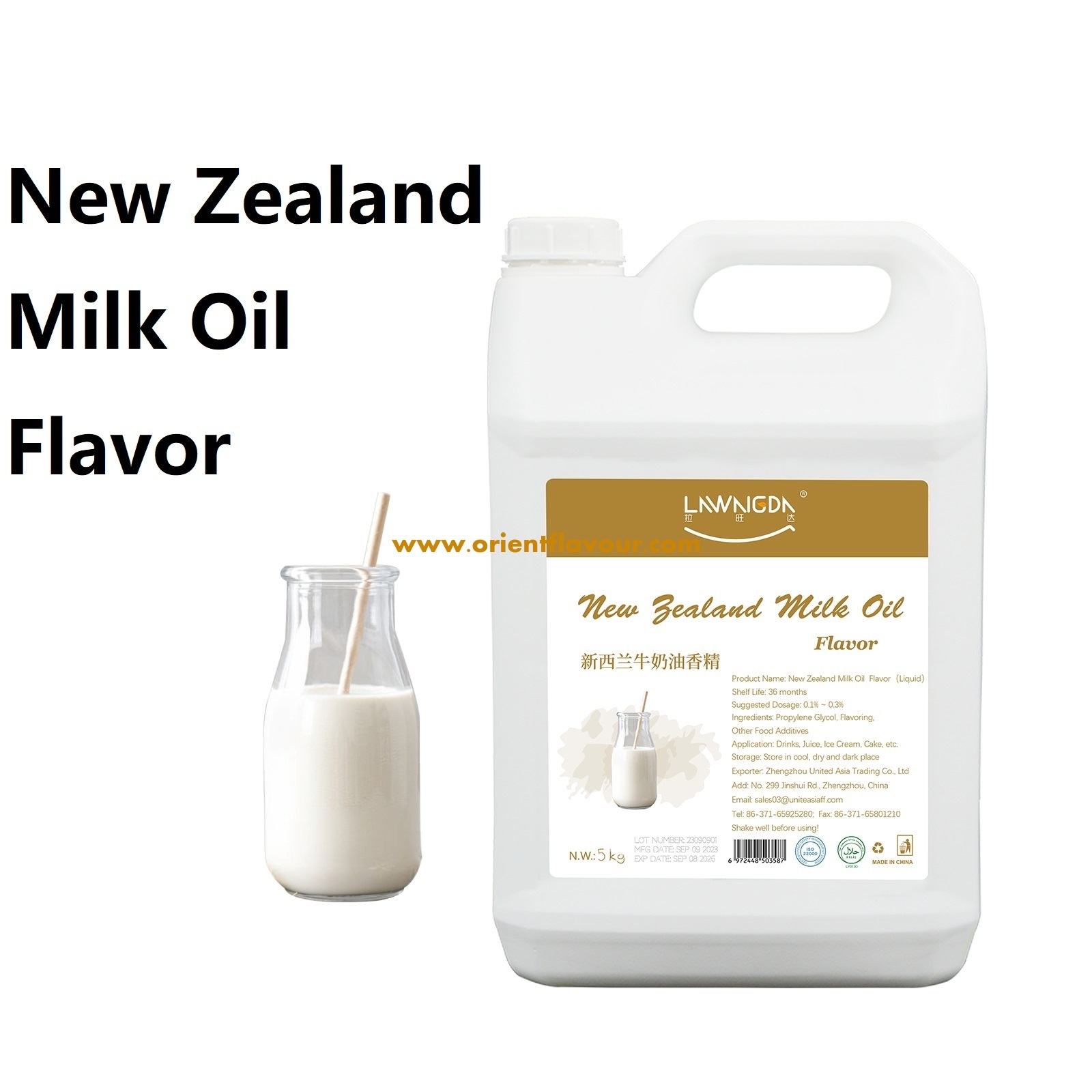 New Zealand Milk Oil Flavor