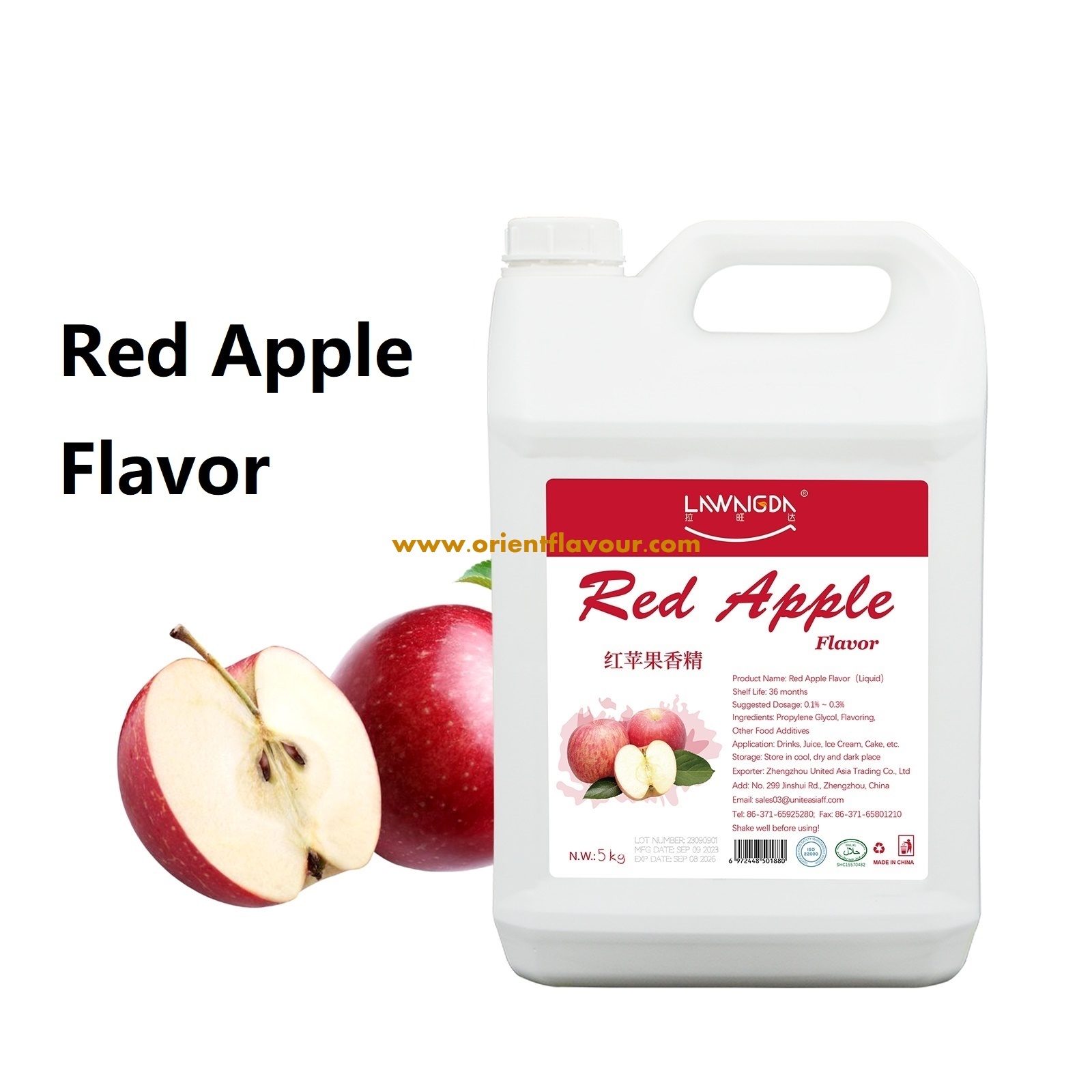 Red Fuji Apple Flavor Liquid for Cake Pastries Ice Cream Drinks Candy Popsicles