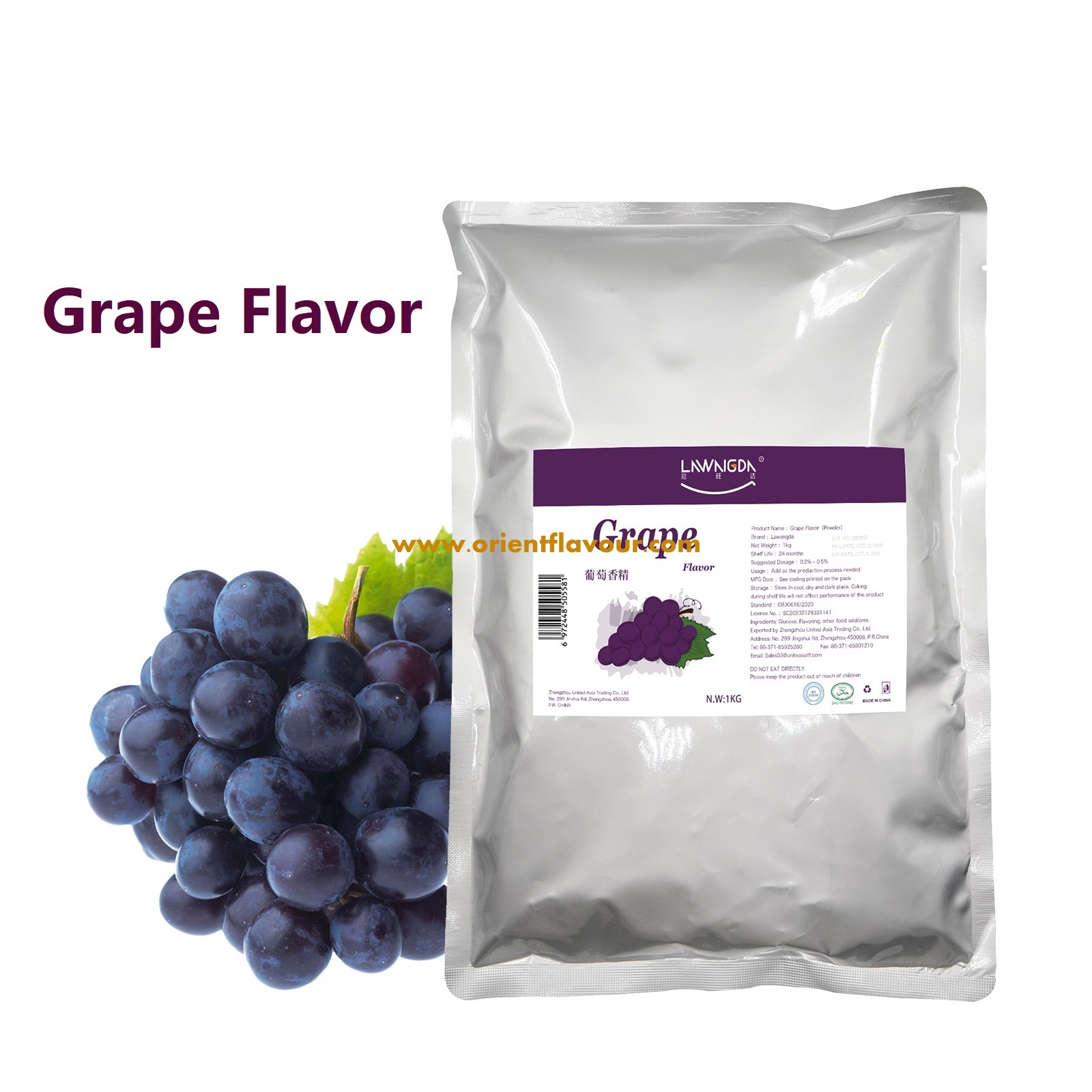 Grape Flavor Powder for Pastries Ice Cream Solid Drinks