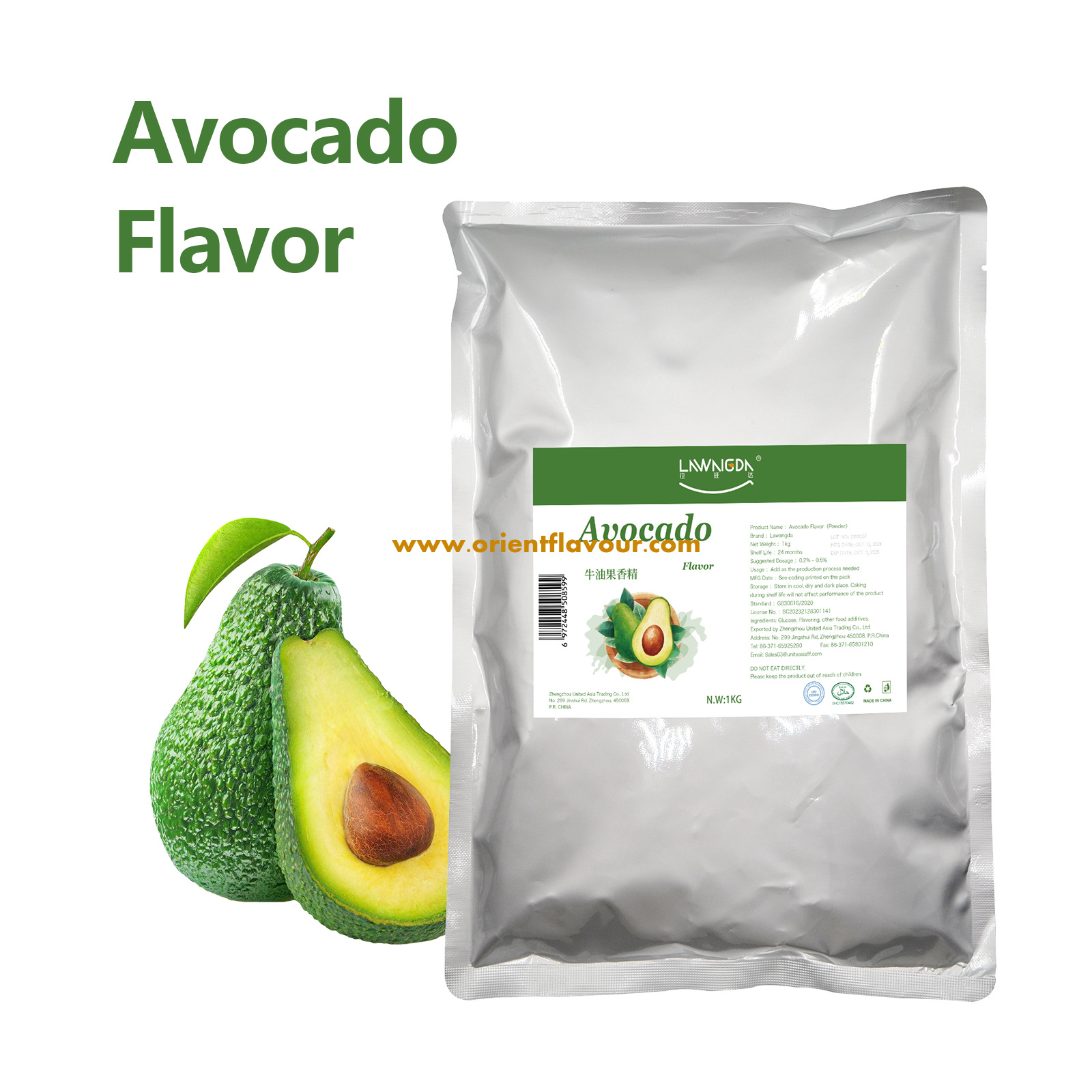 Avocado Flavour Powder for ice cream dairy products