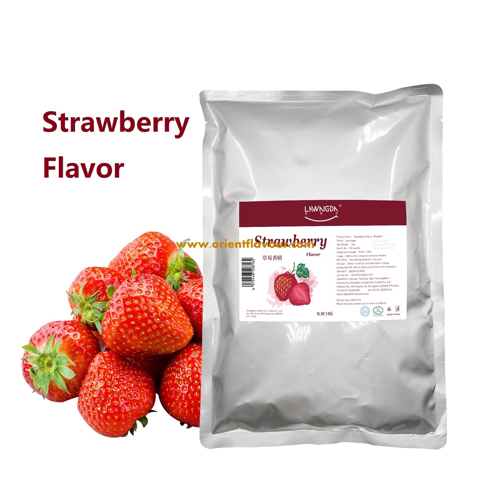 Strawberry Flavor Powder for Pastries Ice Cream Solid Drinks