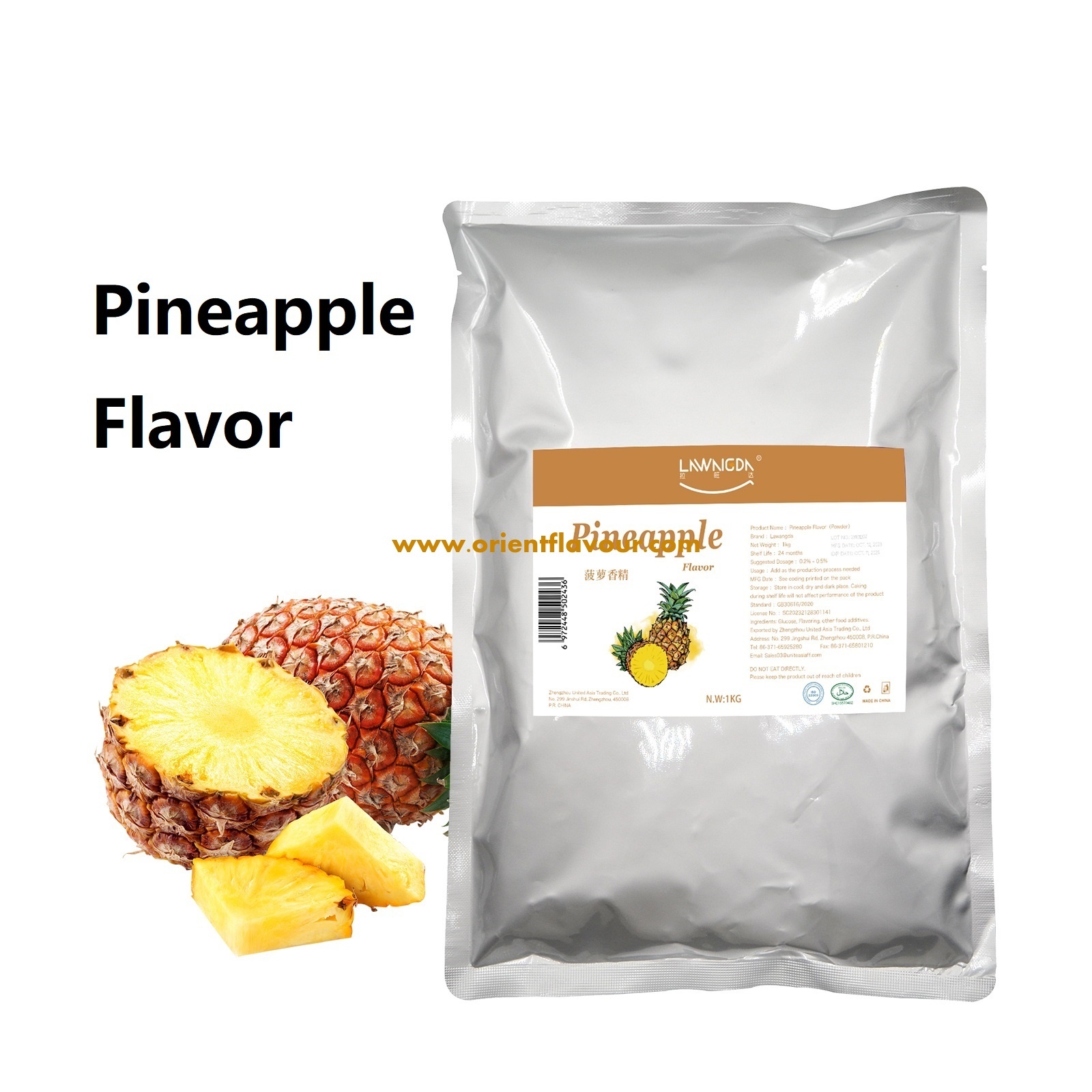 Pineapple Flavor Powder for Baking Pastries Ice Cream Solid Drinks Candy