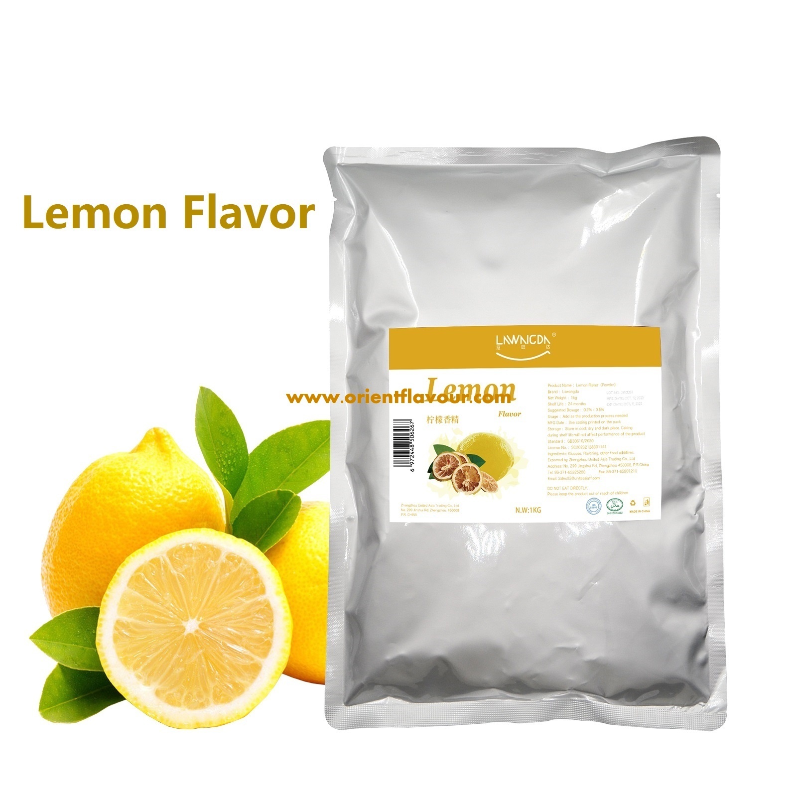 Lemon Flavor Powder for Baking Pastries Ice Cream Solid Drinks Candy