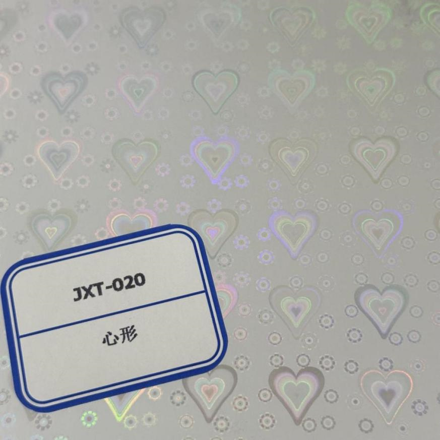 Heart-shaped laser film