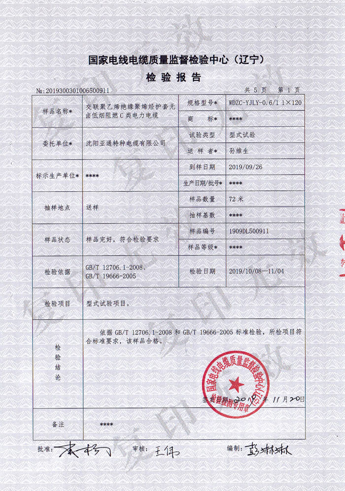 檢驗報告