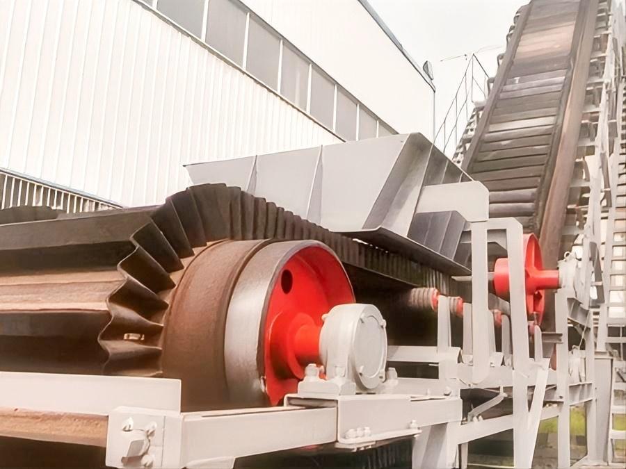 DJ, DJA, DJC(A) large angle rib belt conveyor