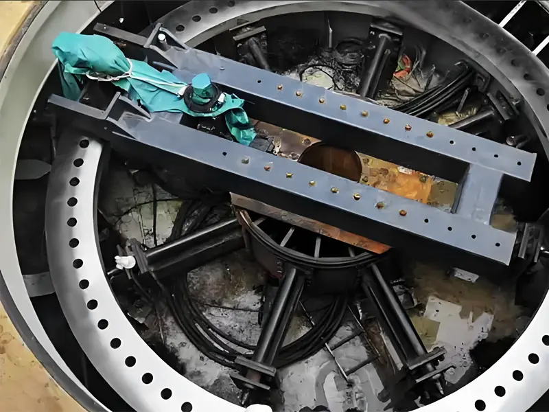 OD-mounted flange facing machine HZ002-9000L
