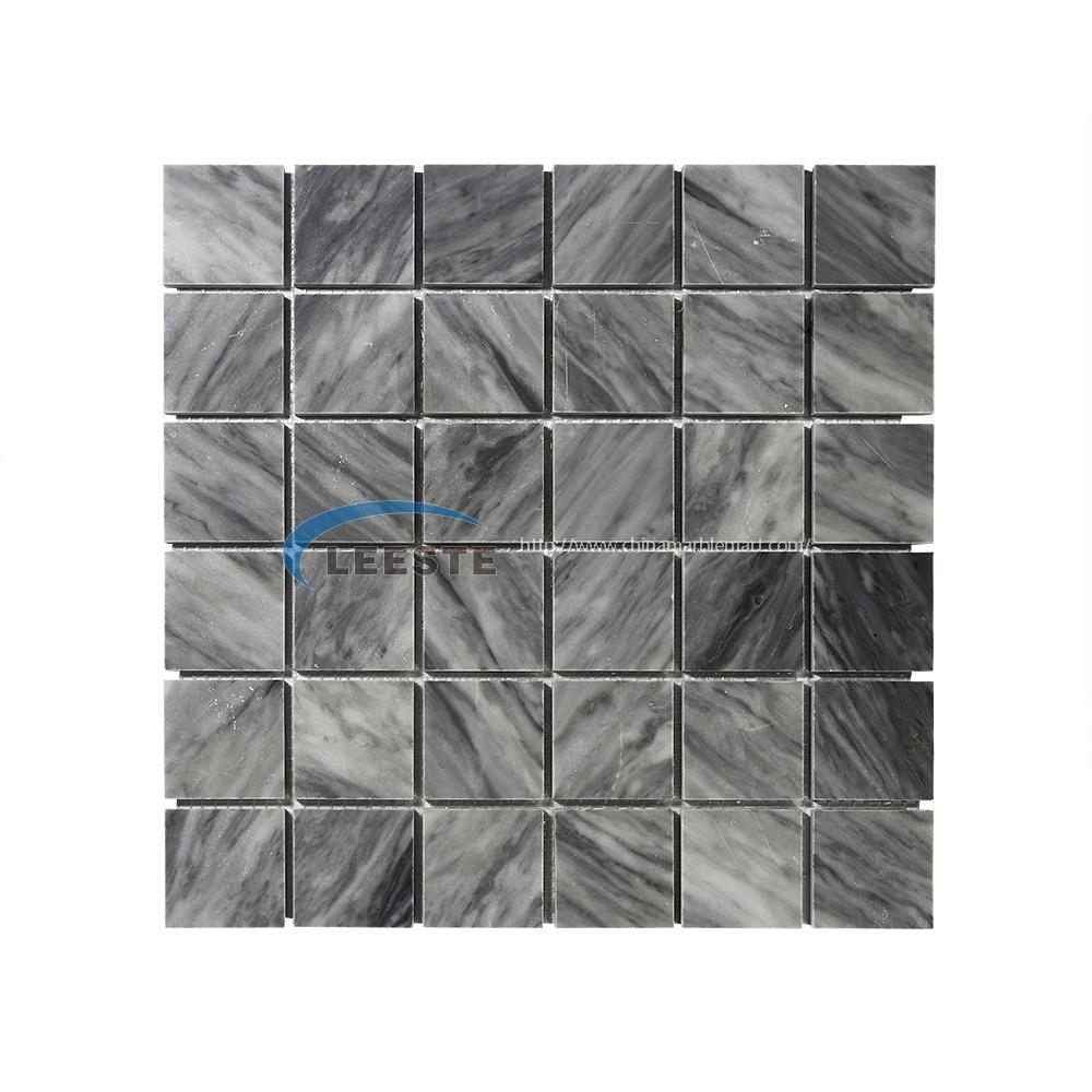Bardiglio 2" Square Mosaic Tiles
