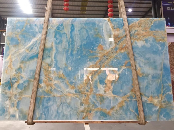 Beautiful Blue onyx marble for your projects blue onyx slab 