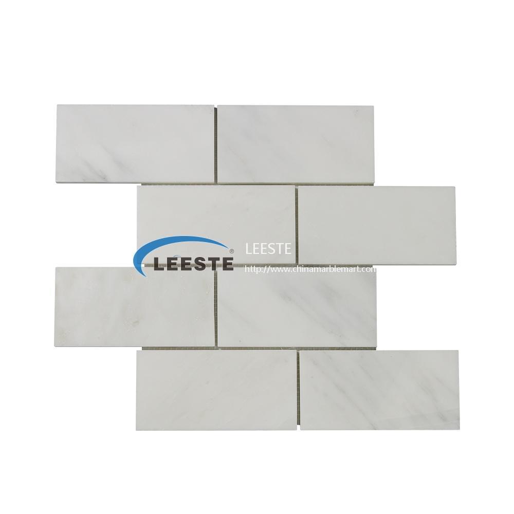 Luxury Oriental white mosaic Modern style mosaic tiles brick