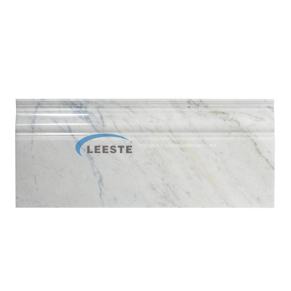 Blue Cloud Natural stone marble baseboard molding 