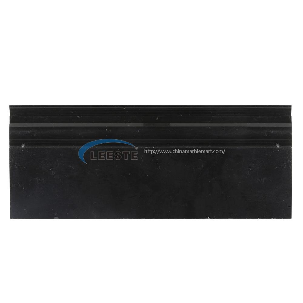 Wholesale Nero marquina less veins black bullnose pencil liner trim decoration baseboard